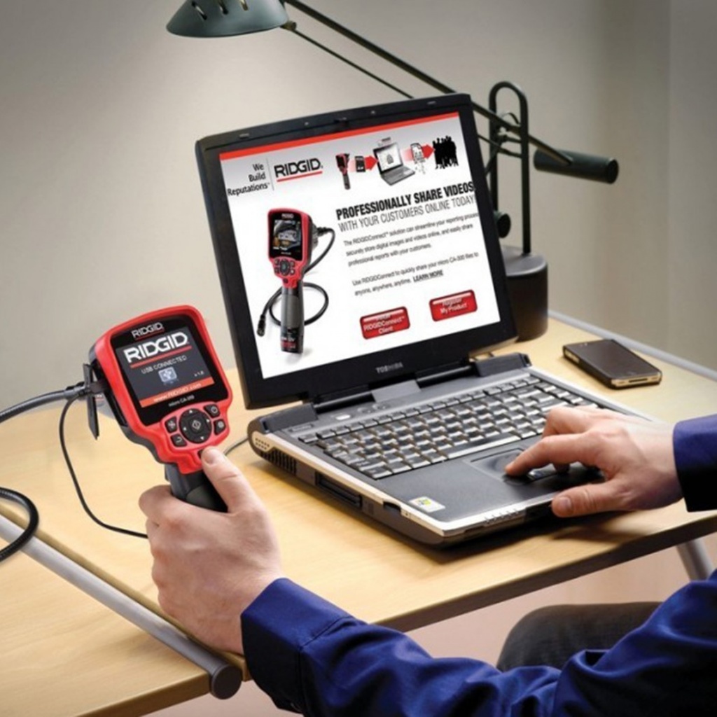 Оцените нашу новинку - видеодиагностическую камеру Ridgid micro CA - 350