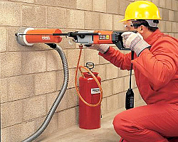 Дрель алмазного бурения Ridgid HC-2W-С (220 В, в комплекте с устройством для удаления пыли и ключами)