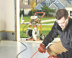 Катушка со шлангом Ridgid H-30 HW со шлангом на тележке