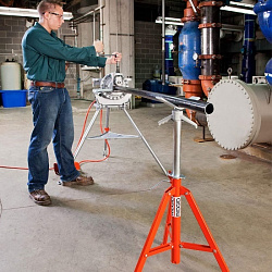 Стойка для труб с V-образными головками Ridgid VJ-99 Стойка для труб с V-образными головками Ridgid VJ-99